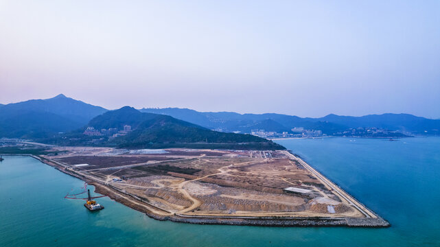 深圳盐田开发项目工地