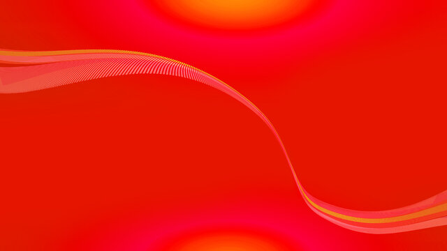 红色丝绸线条抽象背景