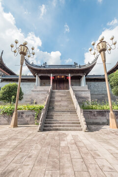 宁波溪口古建筑寺庙