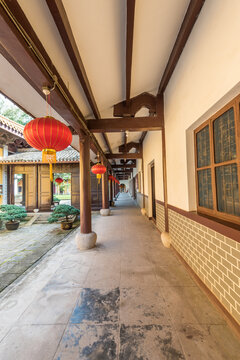 宁波溪口古建筑寺庙