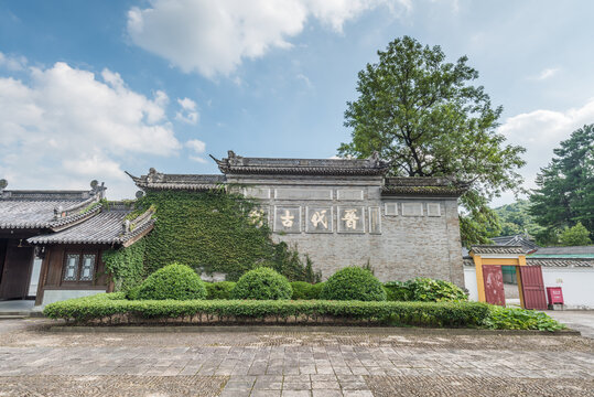 宁波溪口古建筑寺庙