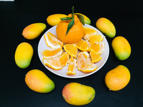 丑橘摆盘