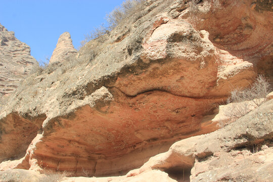 丹霞石岩