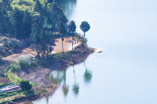 湖边美景