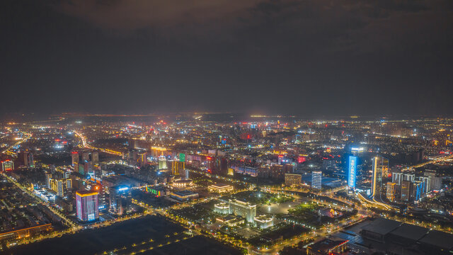 银川夜景