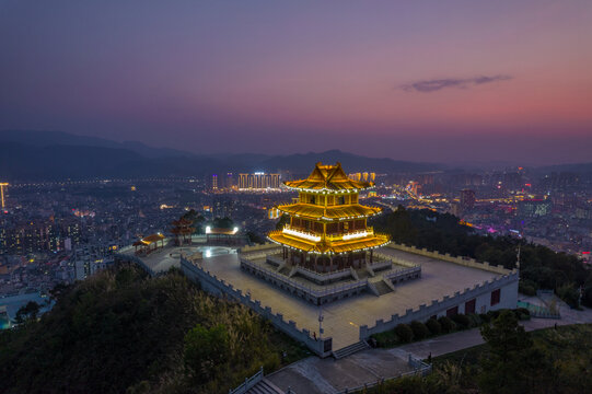 岑溪市夜景