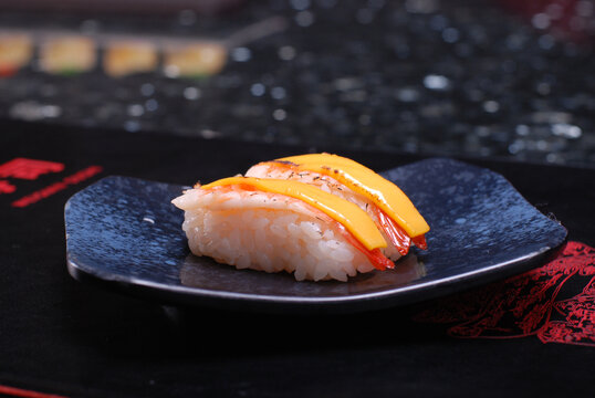 火焰芝士熟虾寿司