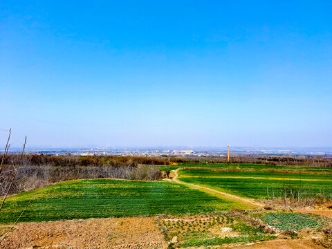 陕西田园风景