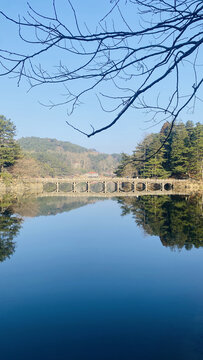 庐山如琴湖风景