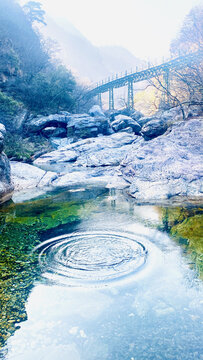 庐山山涧风景