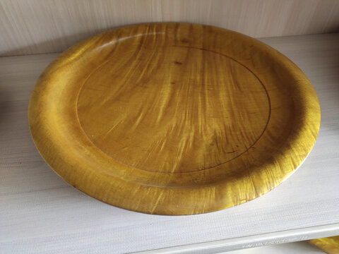 木雕圆盘