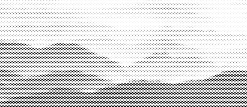 激光镂空新中式山水画