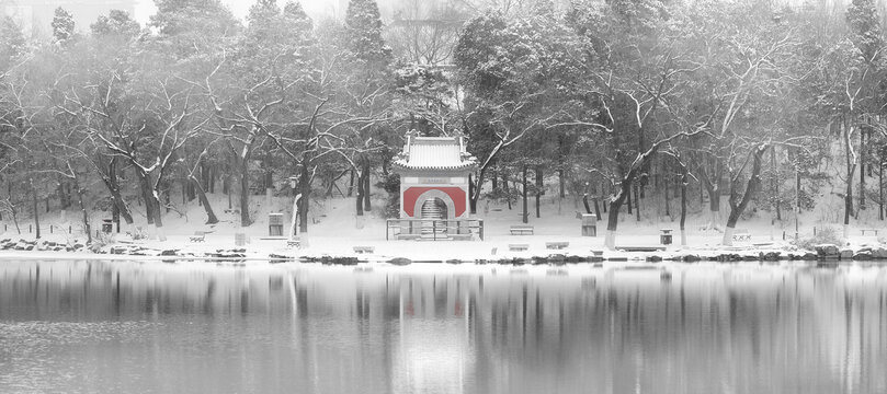 北京大学雪天花神庙