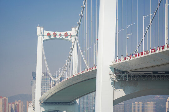 厦门海沧大桥都市风光建筑