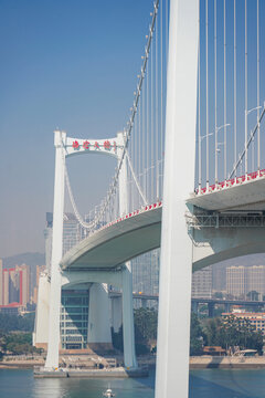 厦门海沧大桥都市风光建筑