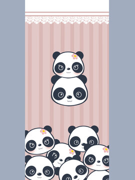 卡通可爱熊猫手机壁纸手机壳