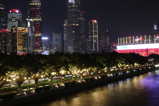 珠江新城夜景