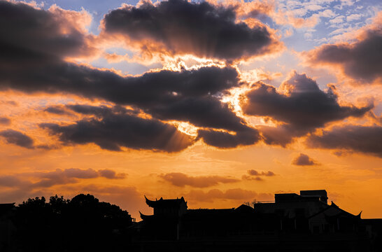 晚霞