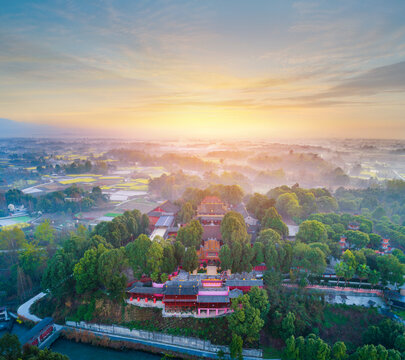 唐昌平乐寺日出