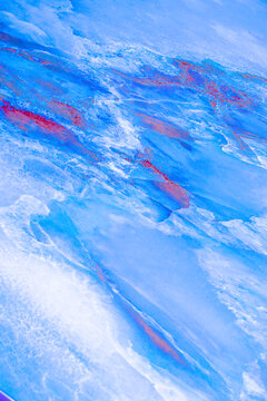 蓝色山水装饰背景纹理