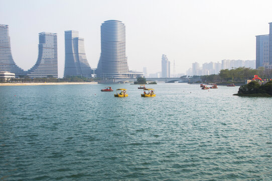 海沧湾都市风情