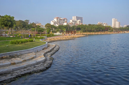 海沧湾公园水岸园林