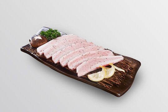 烤猪颈肉松板肉