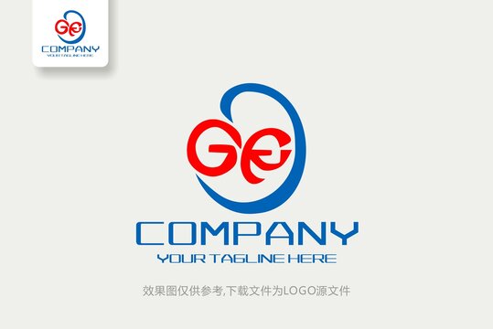 GE标志GE字母logo