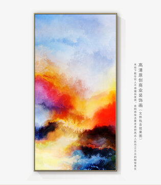 抽象油画