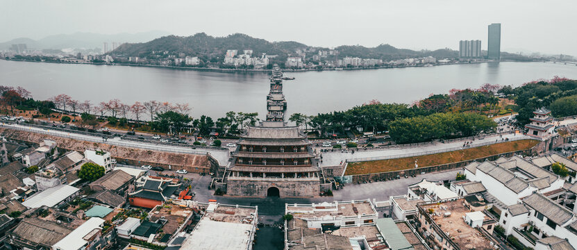 潮州广济桥全景