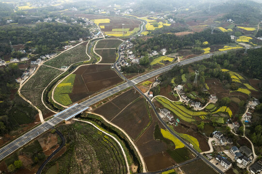 宜都双城路航拍