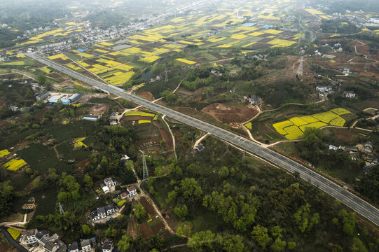 宜都双城路航拍