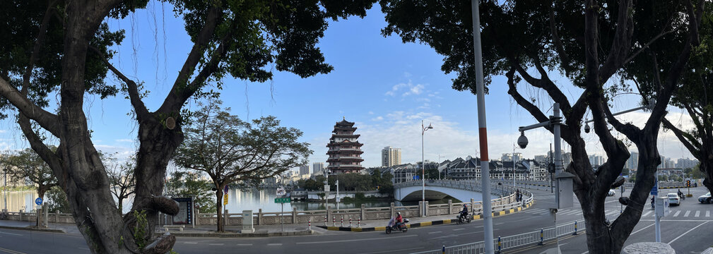 惠州合江楼全景