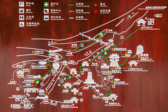 都江堰导览图