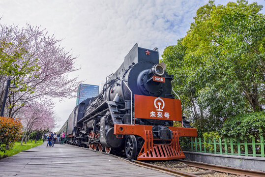 南京未来科技城未来号蒸汽机车