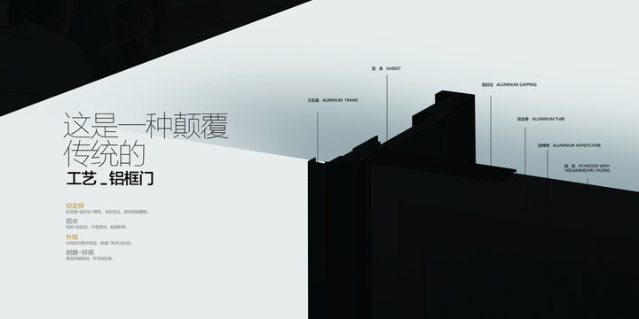 画册扉页特写效果图3D渲染