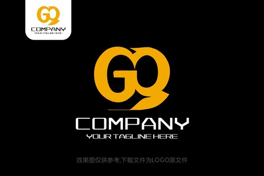 休闲娱乐英文GQ字母logo