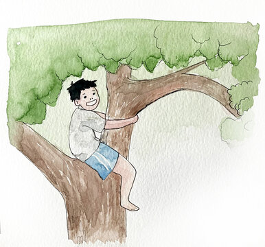 童年爬树