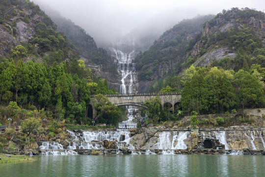 浙江天台山大瀑布