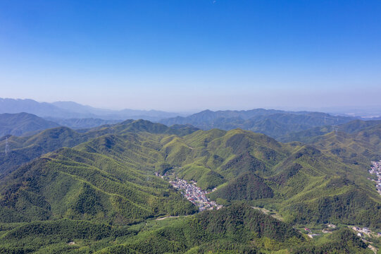 浙江德清黄湖王位山黄位山航拍