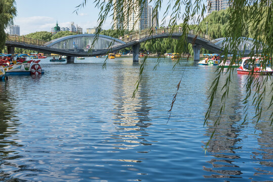 中国沈阳南湖公园风景