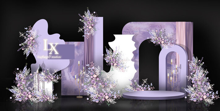 25紫色婚礼