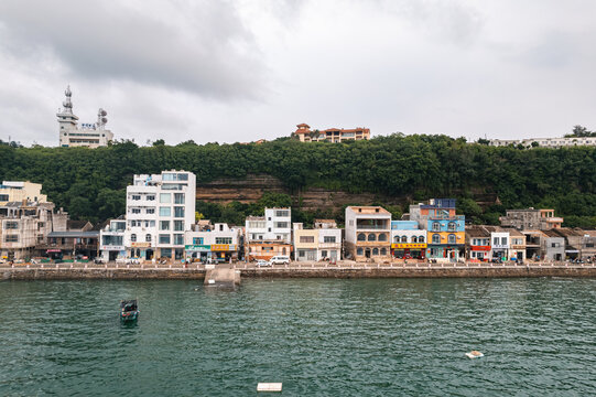 广西北海涠洲岛南湾街风光