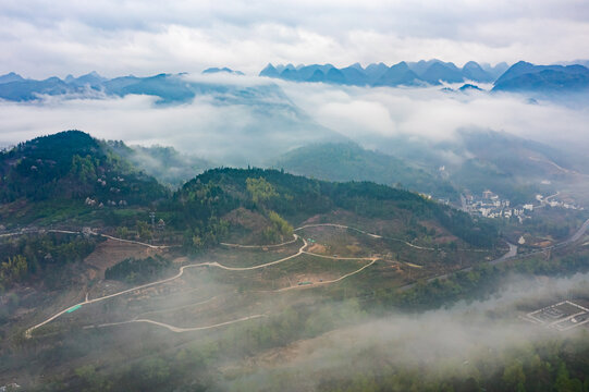 贵州荔波漳江大小七孔风景区