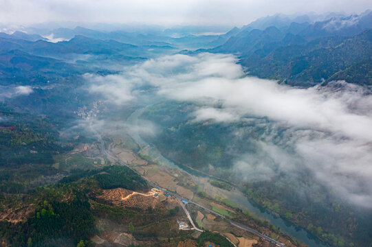 贵州荔波漳江大小七孔风景区