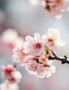 桃花素材春天高清特写