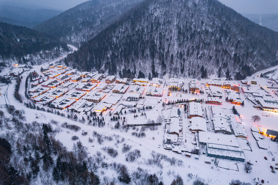 黑龙江牡丹江雪乡风景区