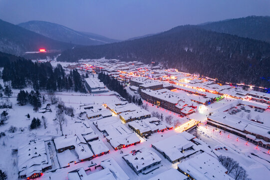 黑龙江牡丹江雪乡风景区