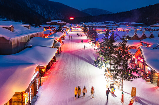 黑龙江牡丹江雪乡风景区