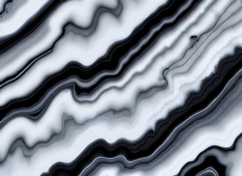 黑白山水流体纹理瓷砖